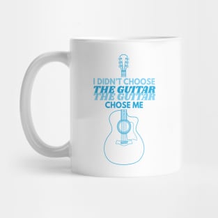 I Didn't Choose The Guitar Acoustic Guitar Outline Mug